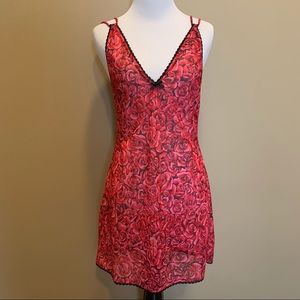 VS Vintage Y2K Floral Rose Mesh Slip
